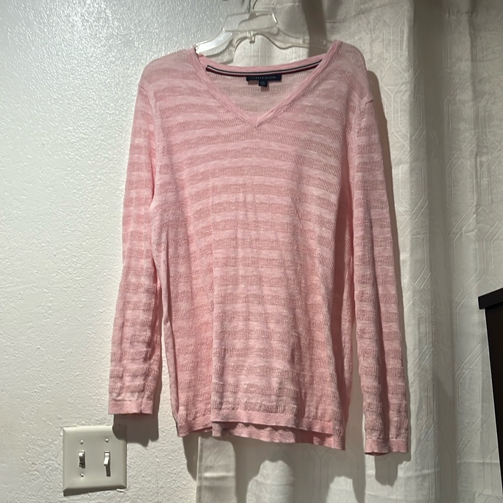 Tommy Hilfiger pink sweater size XL